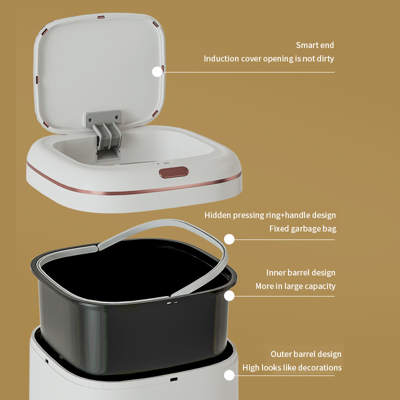 20/35/40L Smart Trash Can Larg - Compost Bin Countertop recension och pris