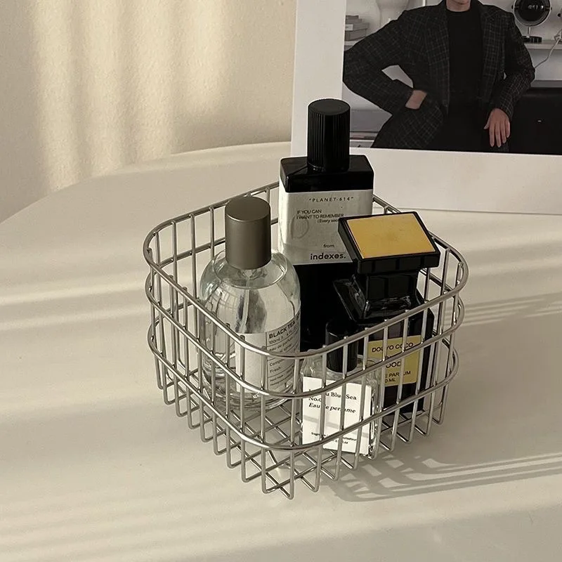 Metal Wire Storage Basket Desk - Compost Bin Countertop recension och pris
