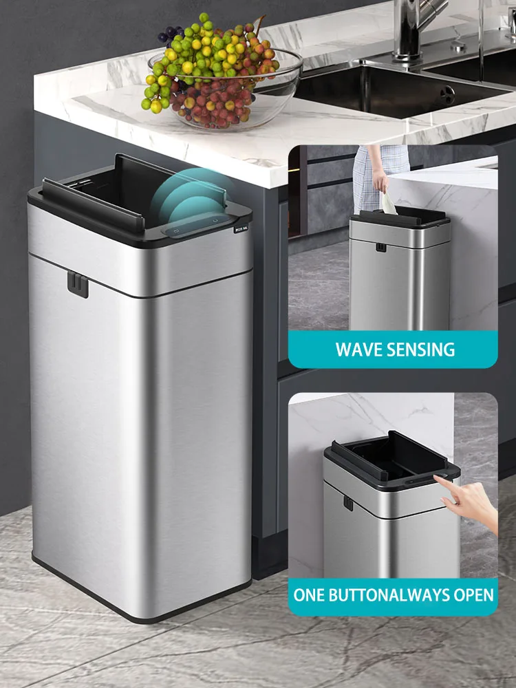 Stainless Steel Smart Trash Bi - Compost Bin Countertop recension och pris