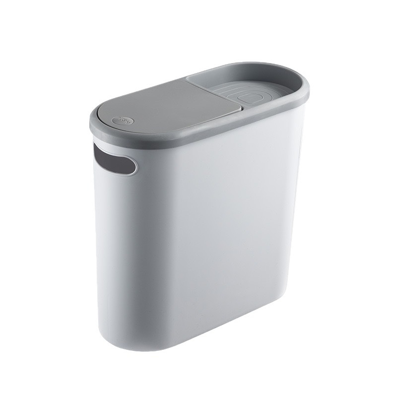 Press Type Slender Trash Can w - Compost Bin Countertop recension och pris