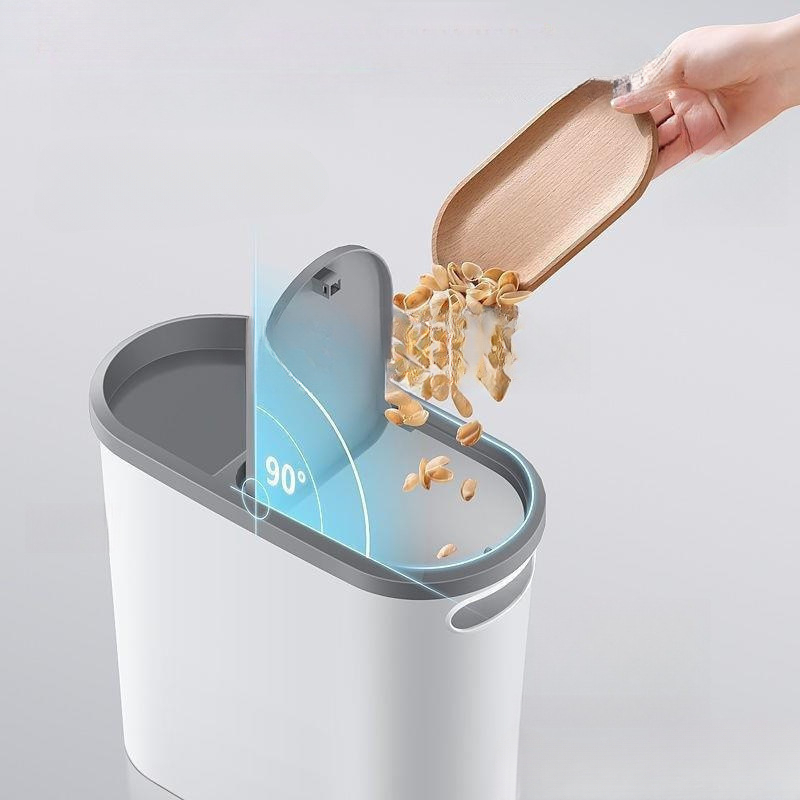 Press Type Slender Trash Can w - Compost Bin Countertop recension och pris