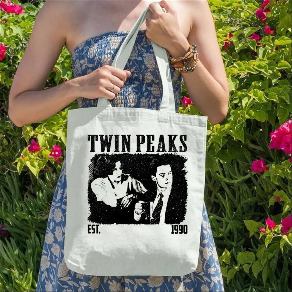 Twin Peaks Canvas Tote Bags Di - Sustainable Living Zero Waste recension och pris