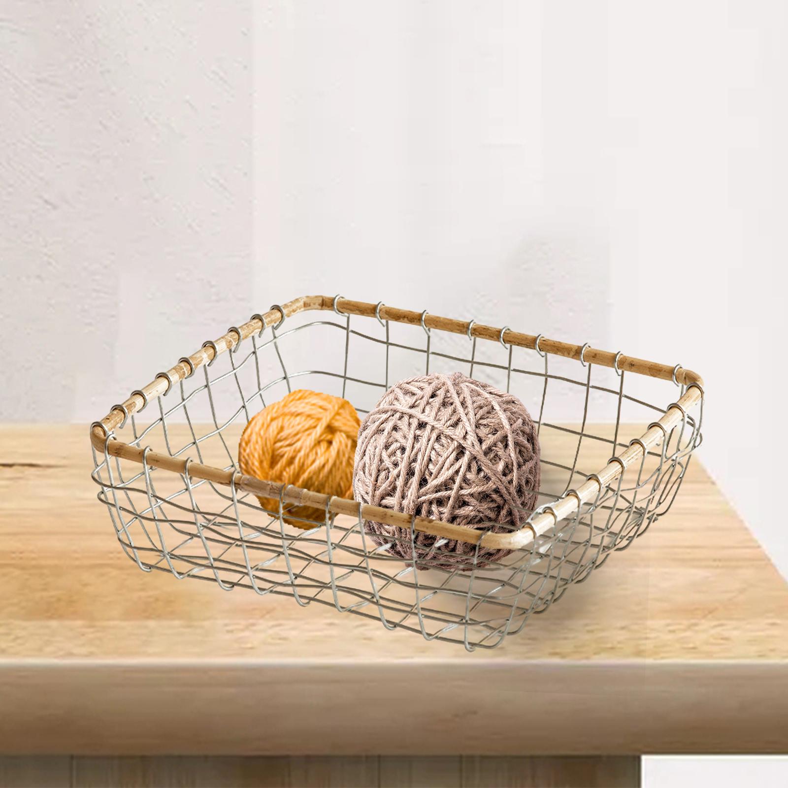 Fruit Basket Wire Basket Desk  - Compost Bin Countertop recension och pris