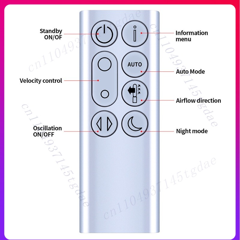 Replacement remote control for - Dyson Fan Tp07 recension och pris