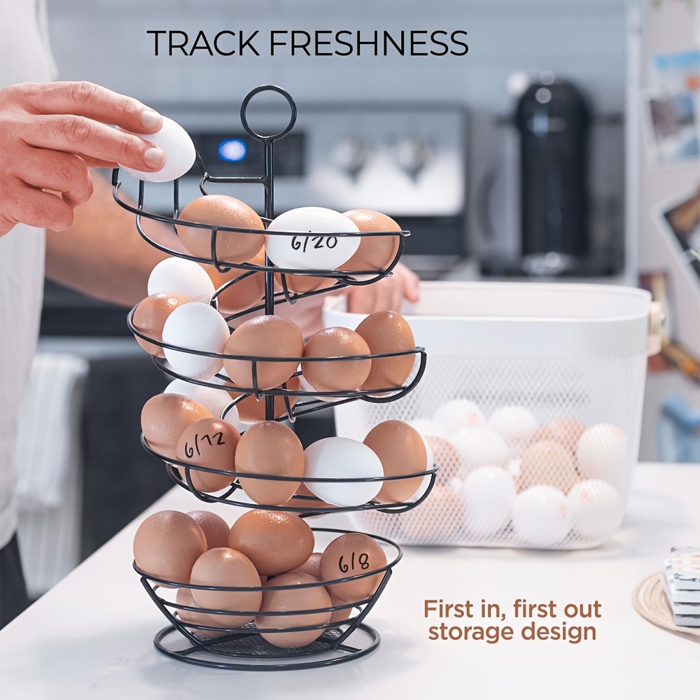 Metal Wire Spiral Egg Holder,  - Compost Bin Countertop recension och pris